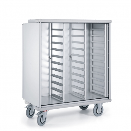 Circuito de alimentos: el carro armario funcional e higiénico para el transporte de comida